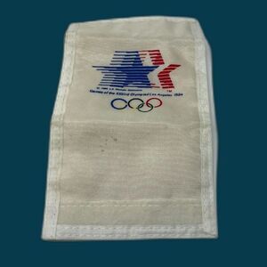 Los Angeles Olympics 1984 Official Pocket Wallet - Unisex White unused